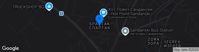 Map showing Stadion Spartak