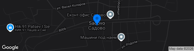 Map showing Stadion Sadovo