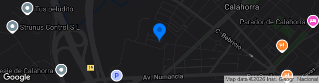 Map showing Estadio La Planilla