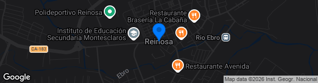 Map showing Campo de San Francisco