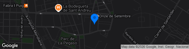 Map showing Camp Municipal Narcís Sala