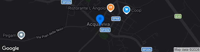 Map showing Campo Sportivo di Acquaviva