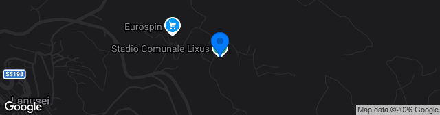Map showing Campo Comunale Lixius Lanusei
