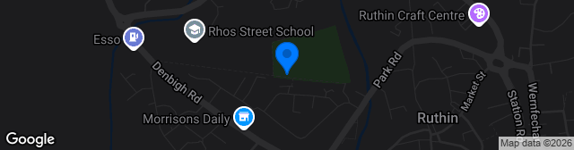Map showing Memorial Playing Fields