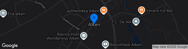 Map showing Terrein KFC Alken