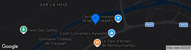 Map showing Stade de la Porallée