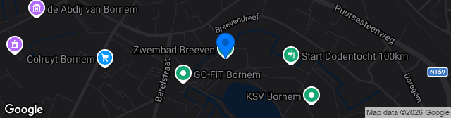 Map showing Stadion Het Breeven