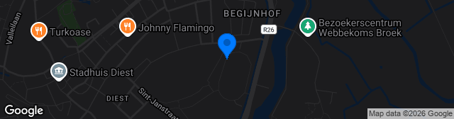 Map showing Stedelijk Sportstadion De Warande