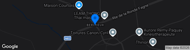Map showing Terrain du FC Bercheux