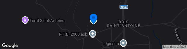 Map showing Stade Robert Urbain