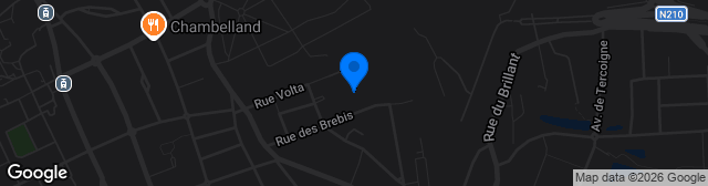 Map showing Stade Albert Demuyter
