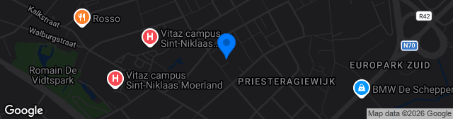 Map showing De Witte Molen