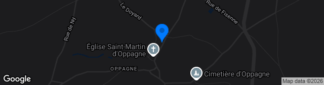 Map showing Terrain d'Oppagne