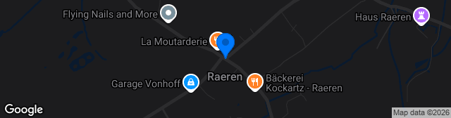 Map showing Terrain de Raeren