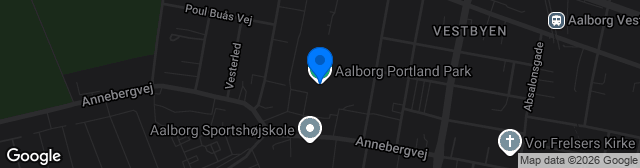 Map showing Aalborg Portland Park