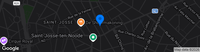Map showing Stade Communal Georges Pètre