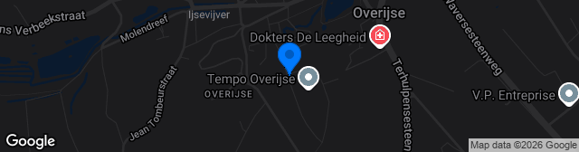 Map showing Begijnhofstadion