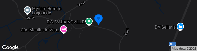 Map showing Complexe ES Vaux