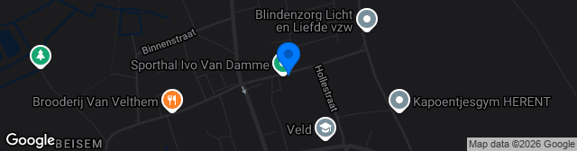 Map showing Sporthal Ivo Van Damme