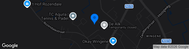 Map showing Terrein KVC Wingene
