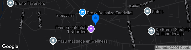 Map showing Stadion Zandvliet Sport