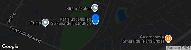 Map showing Karlslunde Stadion