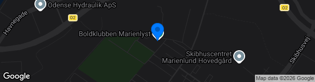 Map showing Marienlystcentret