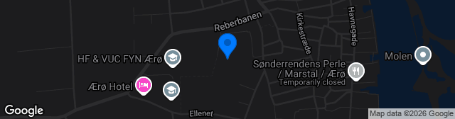 Map showing Marstal Stadion