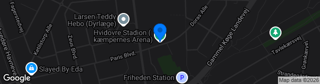 Map showing Pro Ventilation Arena