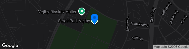Map showing Vejlby Stadion