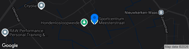 Map showing Sportcentrum Meesterstraat