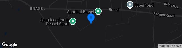 Map showing Armand Melis Stadion