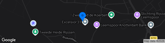 Map showing Sportpark De Koerbelt