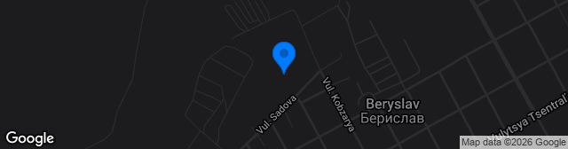 Map showing Stadion Mashynobudivnyk