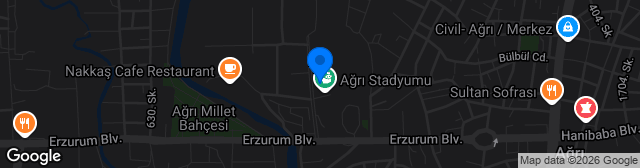Map showing Vali Lütfü Yiğenoğlu Stadyumu