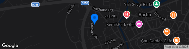 Map showing Bartın Atatürk Stadyumu