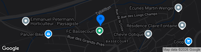 Map showing Stade des Grands-Prés