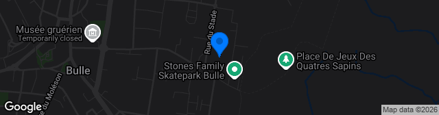 Map showing Stade de Bouleyres