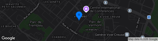 Map showing Centre sportif de Varembé