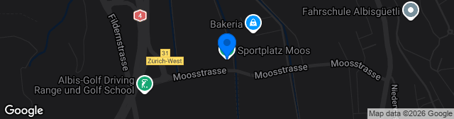 Map showing Sportplatz Moos