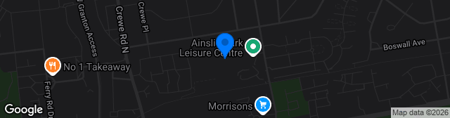 Map showing Ainslie Park Stadium