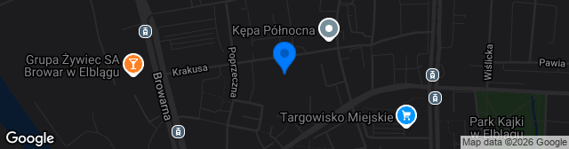 Map showing Stadion Miejski