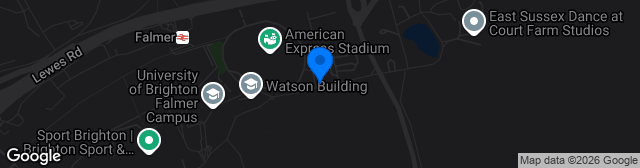 Map showing American Express Stadium