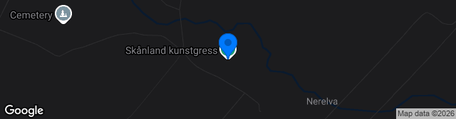 Map showing Skånland kunstgress