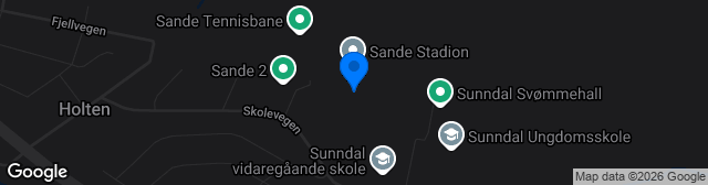 Map showing Sande stadion