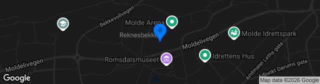 Map showing Reknesbanen