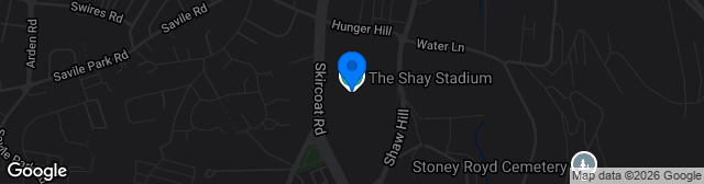 Map showing The Shay Stadium