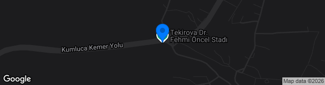 Map showing Dr. Fehmi Öncel Stadı