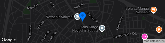 Map showing Nevşehir Gazi Stadyumu