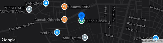 Map showing Turgutlu 7 Eylül Stadyumu